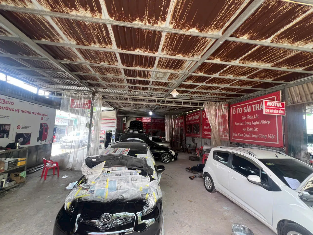 Quy Trình Sơn Toàn Bộ Xe Tại GARAGE Ô TÔ SÀI THÀNH