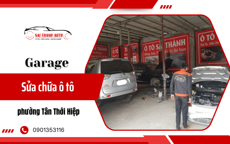 garage sửa chữa ô tô phường Tân Thới Hiệp
